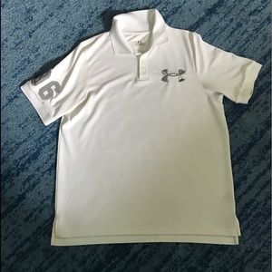 White Under Armour Polo